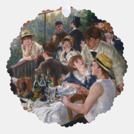 Pierre-Auguste Renoir - Mittagessen im Party Ornament Karte