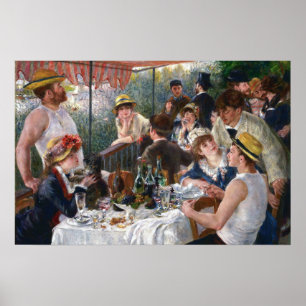 Pierre-Auguste Renoir - Mittagessen im Party Poster