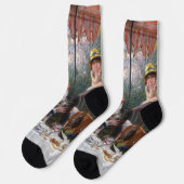 Pierre-Auguste Renoir - Mittagessen im Party Socken (Linkes Detail)