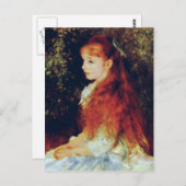 Pierre-Auguste Renoir- Mlle Irene Cahen d'Anvers Postkarte (Vorne/Hinten)