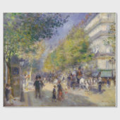 Pierre-Auguste Renoir - Paris, Grands Boulevards Geschenkpapier (Flach)
