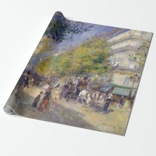 Pierre-Auguste Renoir - Paris, Grands Boulevards Geschenkpapier (Ungerollt)