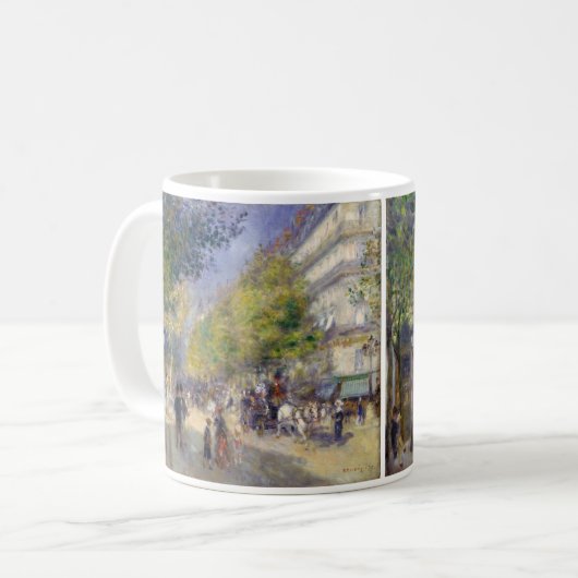 Pierre-Auguste Renoir - Paris, Grands Boulevards Kaffeetasse (Vorderseite Links)