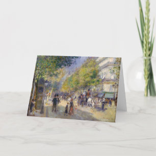 Pierre-Auguste Renoir - Paris, Grands Boulevards Karte