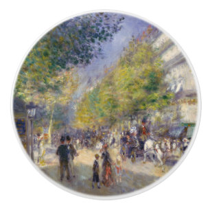 Pierre-Auguste Renoir - Paris, Grands Boulevards Keramikknauf