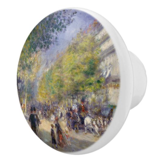 Pierre-Auguste Renoir - Paris, Grands Boulevards Keramikknauf (Rechts)