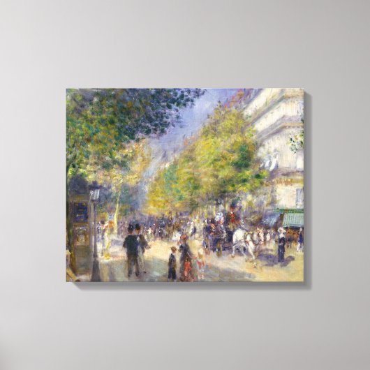 Pierre-Auguste Renoir - Paris, Grands Boulevards Leinwanddruck (Vorderseite)