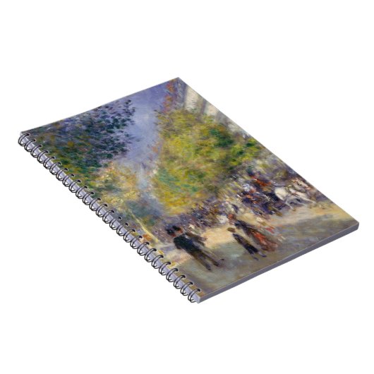 Pierre-Auguste Renoir - Paris, Grands Boulevards Notizblock (Rechte Seite)