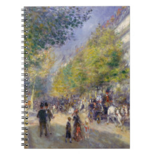 Pierre-Auguste Renoir - Paris, Grands Boulevards Notizblock