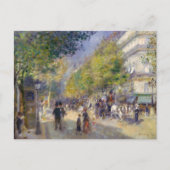 Pierre-Auguste Renoir - Paris, Grands Boulevards Postkarte (Vorderseite)