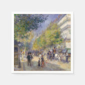 Pierre-Auguste Renoir - Paris, Grands Boulevards Serviette (Vorderseite)