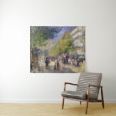 Pierre-Auguste Renoir - Paris, Grands Boulevards Wandteppich (Beispiel (Horizontal))