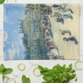 Pierre-Auguste Renoir - Paris, Pont-Neuf Geschirrtuch (Gefaltet)