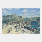 Pierre-Auguste Renoir - Paris, Pont-Neuf Geschirrtuch (Horizontal)