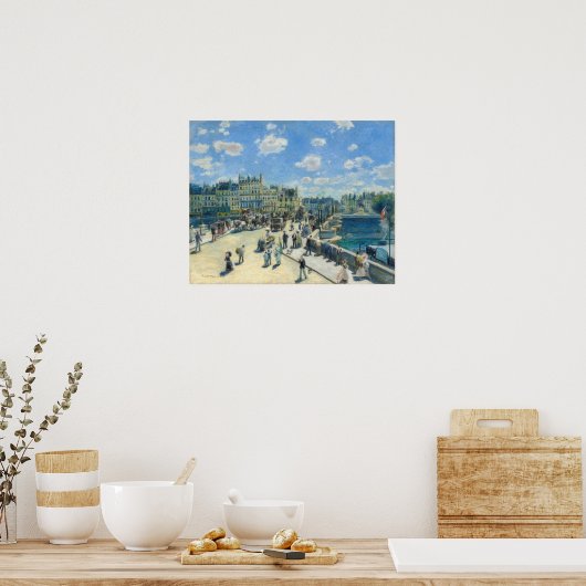 Pierre-Auguste Renoir - Paris, Pont-Neuf Poster (Küche)