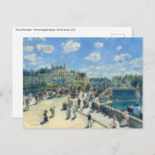 Pierre-Auguste Renoir - Paris, Pont-Neuf Postkarte (Vorne/Hinten)