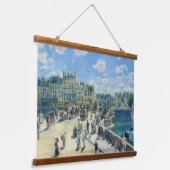 Pierre-Auguste Renoir - Paris, Pont-Neuf Wandteppich Mit Holzrahmen (Gewinkelt)