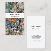 Pierre-Auguste Renoir - Patchwork - QR-Code Visitenkarte (Vorne/Hinten)