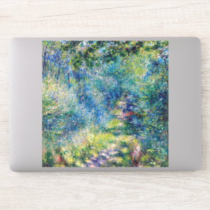 Pierre-Auguste Renoir - Pfad im Wald Aufkleber