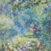 Pierre-Auguste Renoir - Pfad im Wald Aufkleber (Vorderseite)