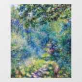 Pierre-Auguste Renoir - Pfad im Wald Fensteraufkleber (Blatt)