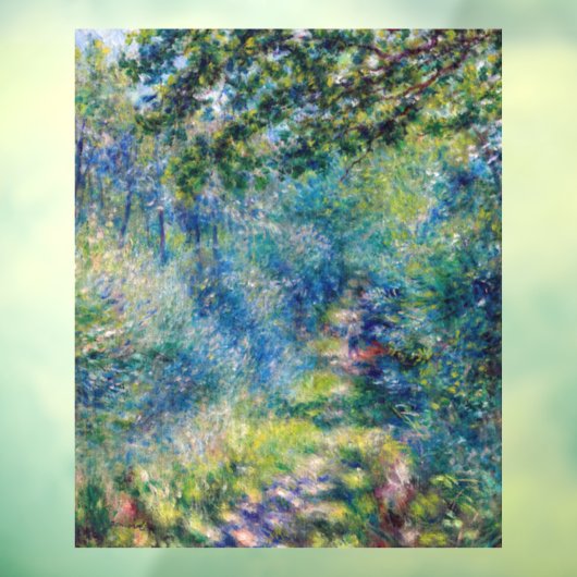 Pierre-Auguste Renoir - Pfad im Wald Fensteraufkleber (Blatt 3)