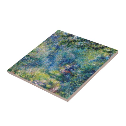 Pierre-Auguste Renoir - Pfad im Wald Fliese (Seite)