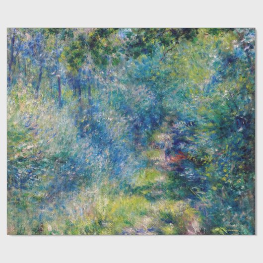 Pierre-Auguste Renoir - Pfad im Wald Geschenkpapier (Flach)