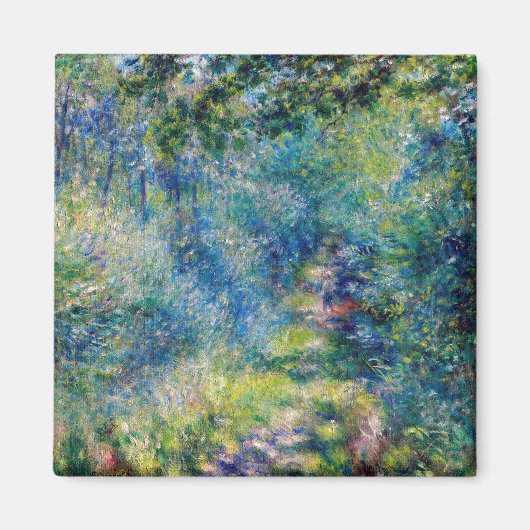 Pierre-Auguste Renoir - Pfad im Wald Magnet (Vorne)