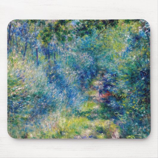 Pierre-Auguste Renoir - Pfad im Wald Mousepad (Vorne)
