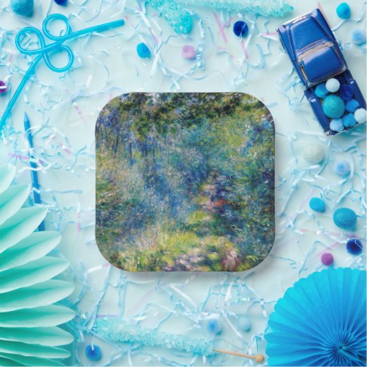 Pierre-Auguste Renoir - Pfad im Wald Pappteller (Party)