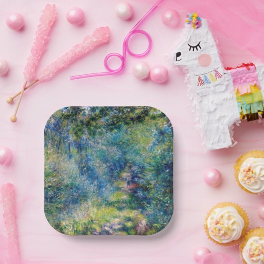 Pierre-Auguste Renoir - Pfad im Wald Pappteller (Party)