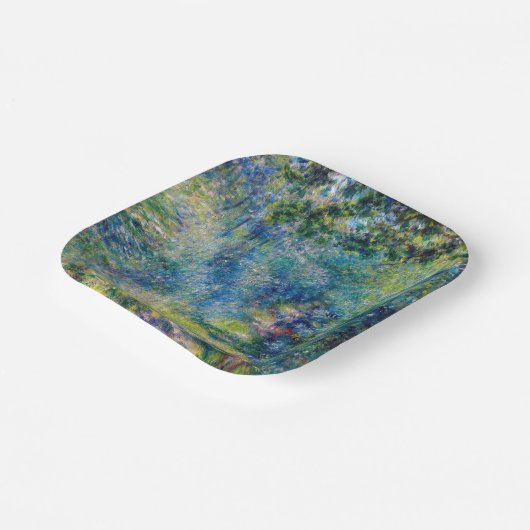 Pierre-Auguste Renoir - Pfad im Wald Pappteller (Gewinkelt)