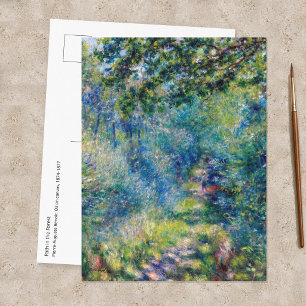 Pierre-Auguste Renoir - Pfad im Wald Postkarte
