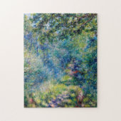 Pierre-Auguste Renoir - Pfad im Wald Puzzle (Vertikal)