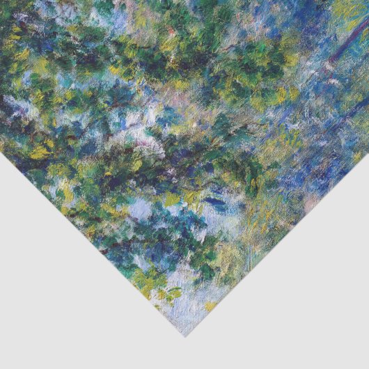 Pierre-Auguste Renoir - Pfad im Wald Seidenpapier (Detail)