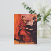 Pierre-Auguste Renoir - Piano-Lektion Postkarte (Stehend Vorderseite)