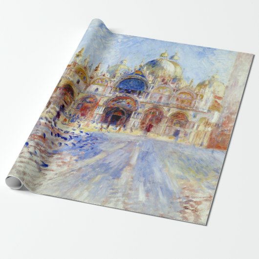 Pierre Auguste Renoir Piazza San Marco, Venedig Geschenkpapier (Ungerollt)