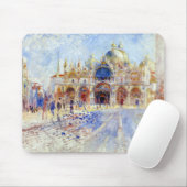 Pierre Auguste Renoir Piazza San Marco, Venedig Mousepad (Mit Mouse)