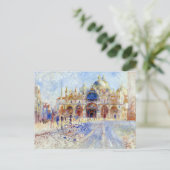 Pierre Auguste Renoir Piazza San Marco, Venedig Postkarte (Stehend Vorderseite)