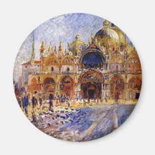 Pierre Auguste Renoir - Piazza Sans Marco Magnet