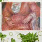 Pierre-Auguste Renoir - Portrait der sitzenden Fra Geschirrtuch (Gefaltet)