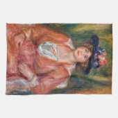 Pierre-Auguste Renoir - Portrait der sitzenden Fra Geschirrtuch (Horizontal)