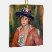 Pierre-Auguste Renoir - Portrait der sitzenden Fra Keramikornament (Rechts)