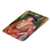 Pierre-Auguste Renoir - Portrait der sitzenden Fra Magnet (Linke Seite)