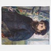 Pierre Auguste Renoir - Portrait von Claude Monet Fleecedecke (Vorderseite (Horizontal))