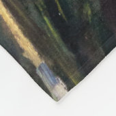 Pierre Auguste Renoir - Portrait von Claude Monet Fleecedecke (Ecke)