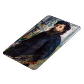 Pierre Auguste Renoir - Portrait von Claude Monet Magnet (Linke Seite)
