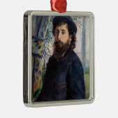 Pierre Auguste Renoir - Portrait von Claude Monet Ornament Aus Metall (Rechts)