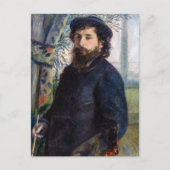Pierre Auguste Renoir - Portrait von Claude Monet Postkarte (Vorderseite)